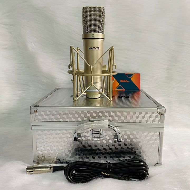 Combo Mic thu âm Max-79 kết hợp soundcar k900 ngon bổ rẻ