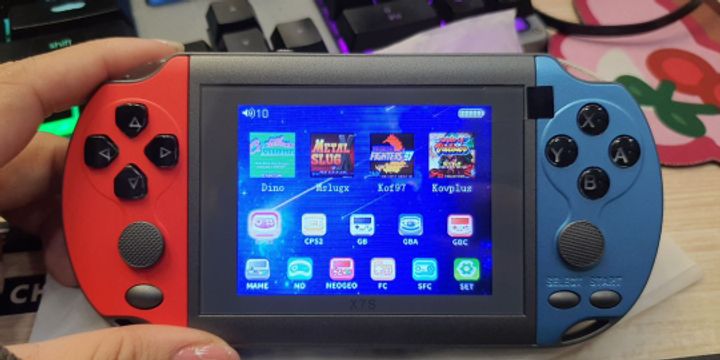 Máy chơi game cầm tay x7 - Màn hình 4.3 inch bộ nhớ trong 8G mẫu mới 2020