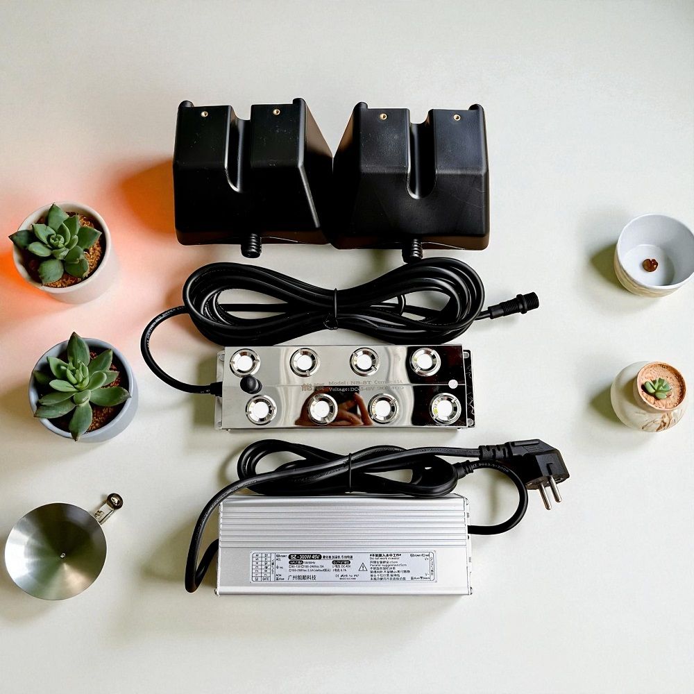 rọn bộ máy phun sương siêu âm 8 mắt kèm nguồn - Giải pháp tạo ẩm, tạo khói siêu mịn hiệu quả và tiết