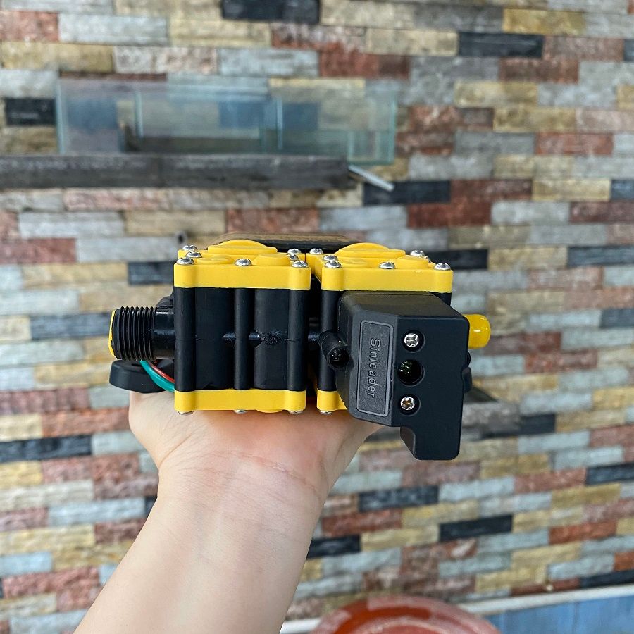 Máy bơm nước đôi mini 12v áp lực cao Sinleader 96W