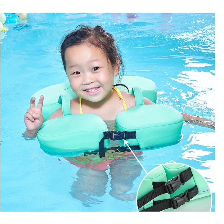 Phao bơi không bơm hơi cho bé từ 8 tháng 1 2 3 4 tuổi phao tập bơi chống lật Mambobaby