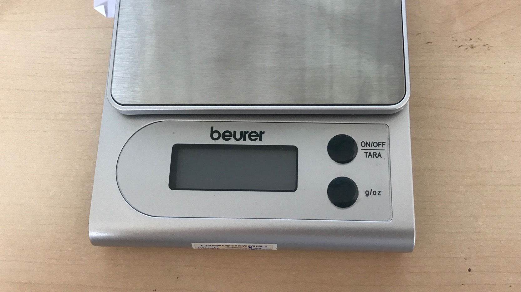 Cân nhà bếp chia thực phẩm Beurer KS22 nhập khẩu chính hãng