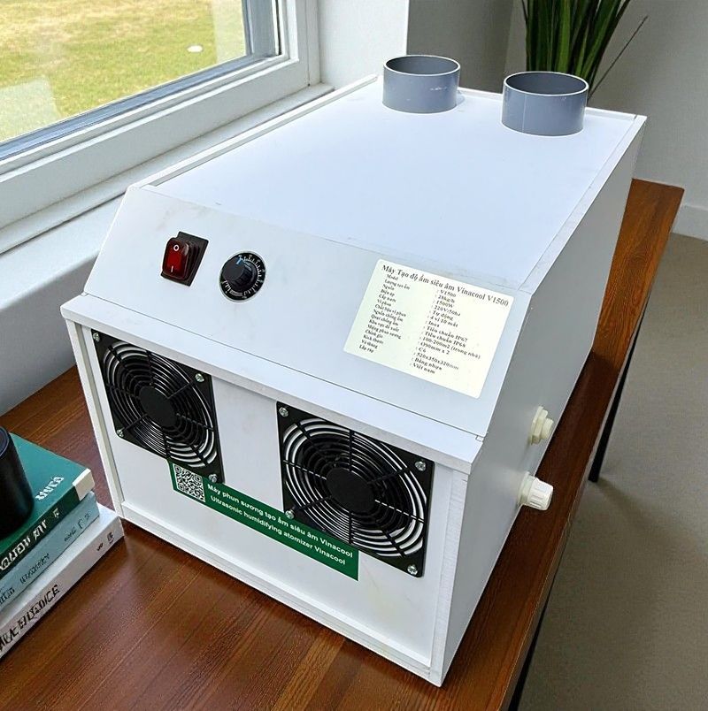 Máy phun sương siêu âm tạo ẩm công nghiệp Vinacool V1500 - Giải pháp tạo ẩm hiệu quả, tiết kiệm cho