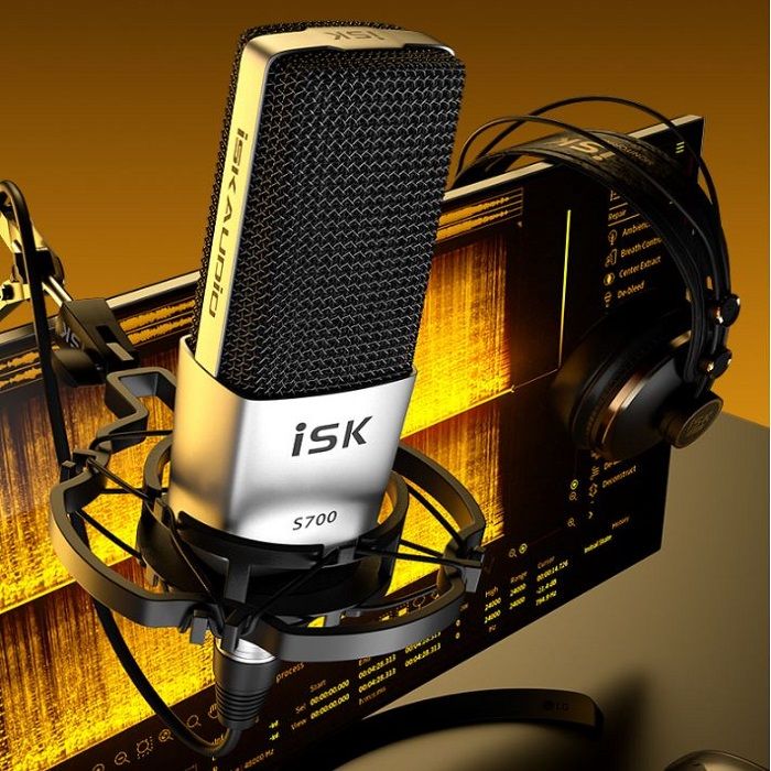 Bộ thu âm chuyên nghiệp soundcard sk300 và ISK S7000 cao cấp