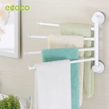 [Chính Hãng]  Móc dán tường treo khăn tắm 4 móc Ecoco, tiện lợi, chắc chắn - Bảo Hành 6 Tháng