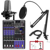 Bộ mic livestream  Takstar TAK55 kết hợp Mixer M4 plus