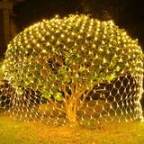 Dây Đèn Led Màng Lưới 3x2m Sáng Vàng