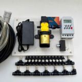Hệ thống bộ phun sương tự động 25 béc bơm OM1521 + timer hẹn giờ