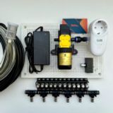 Hệ thống bộ phun sương tự động điều khiển từ xa 25 béc bơm OM1521 + ổ wifi