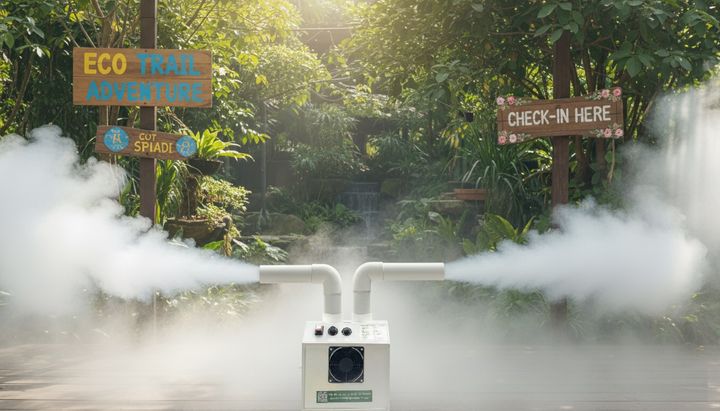 Cách Hạ Nhiệt Nhà Xưởng, Quán Cafe Hiệu Quả Với Máy Phun Sương Siêu Âm Vinacool