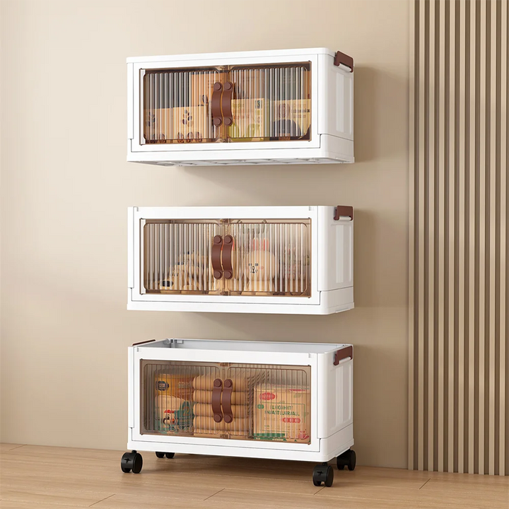 Tủ Nhựa Gấp Gọn 4 Tầng - Gọn Nhẹ, Đa Năng, Dễ Dàng Lắp Đặt