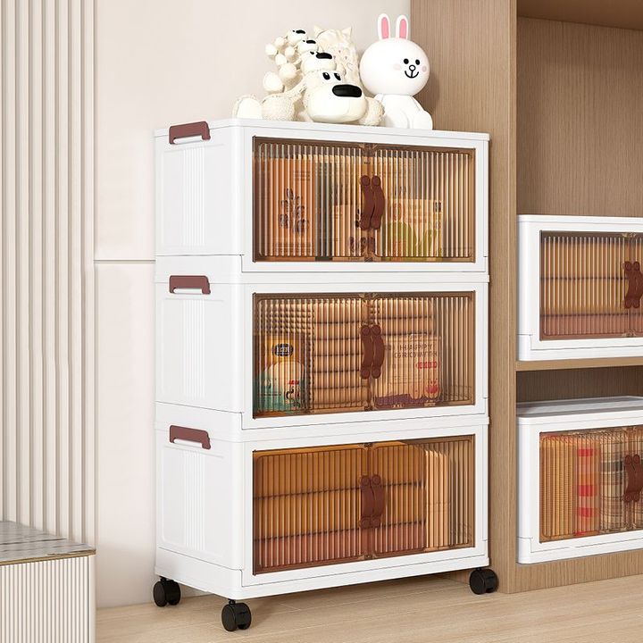 Tủ Nhựa Gấp Gọn 4 Tầng – Gọn Nhẹ, Đa Năng, Dễ Dàng Lắp Đặt