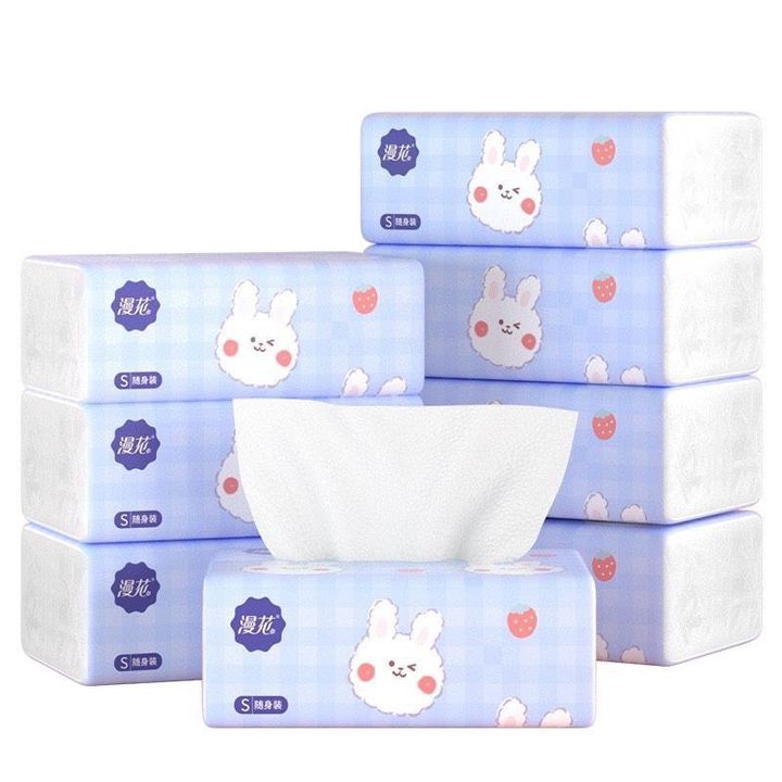 Khăn giấy bao bì hình thỏ đáng yêu