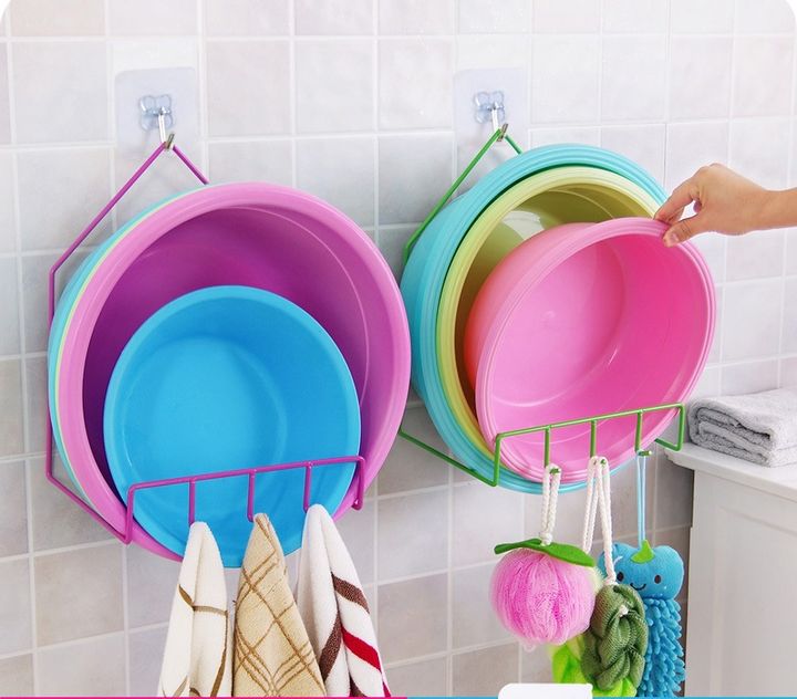 Móc treo thau rổ và vật dụng nhà bếp tiện lợi