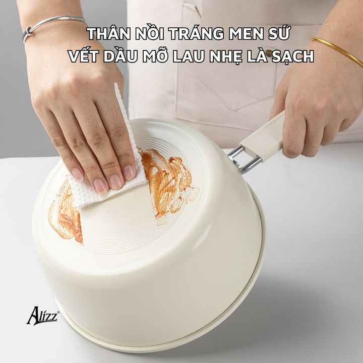 Nồi sứ chống dính dung tích lớn 20cm AL-14505