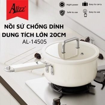 Nồi sứ chống dính dung tích lớn 20cm AL-14505