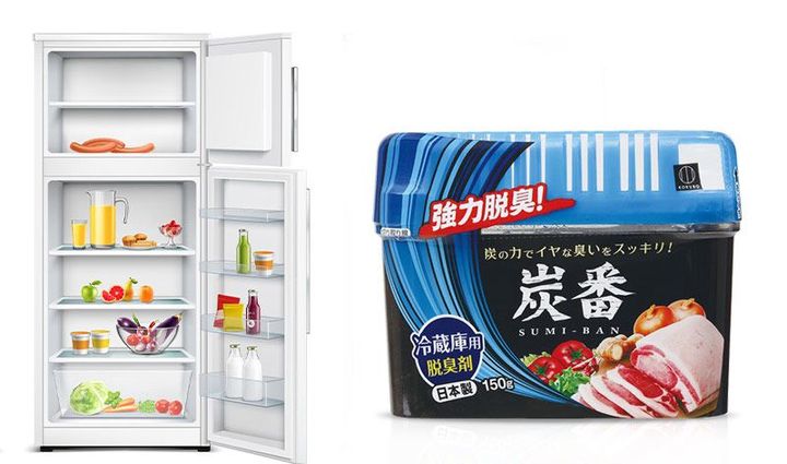 Hộp Khử Mùi Tủ Lạnh Than Hoạt Tính Nhật Bản