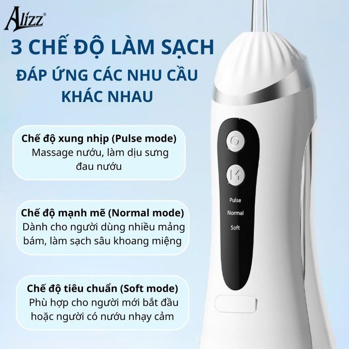Tăm nước 3 chế độ ALIZZ AL-14236