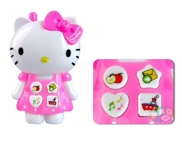 Mô hình điện thoại đồ ăn hello kitty 