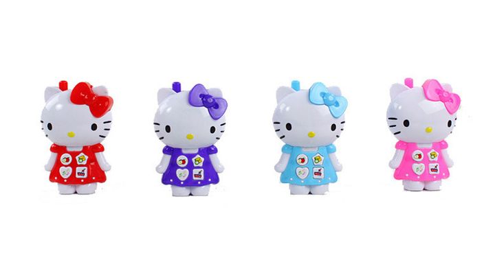 Mô hình điện thoại đồ ăn hello kitty 