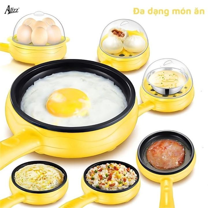 Hấp trứng 2 tầng có nắp ALIZZ AL-14504 – tiện lợi
