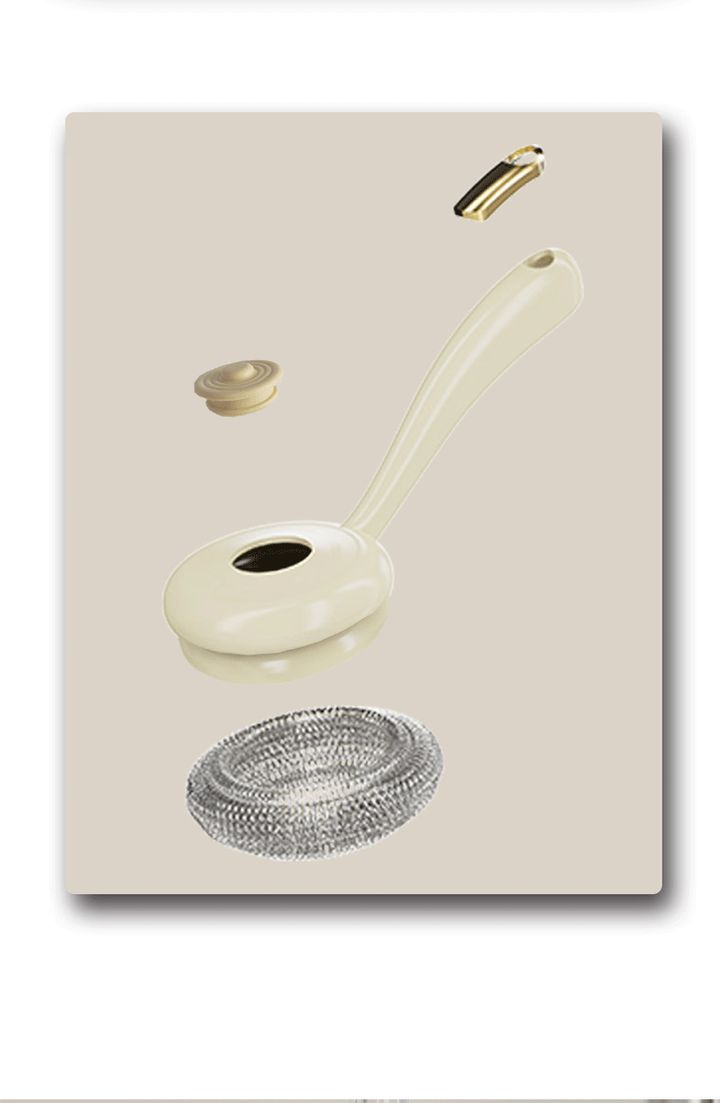 Dụng cụ chà rửa xoong nồi 2 in 1