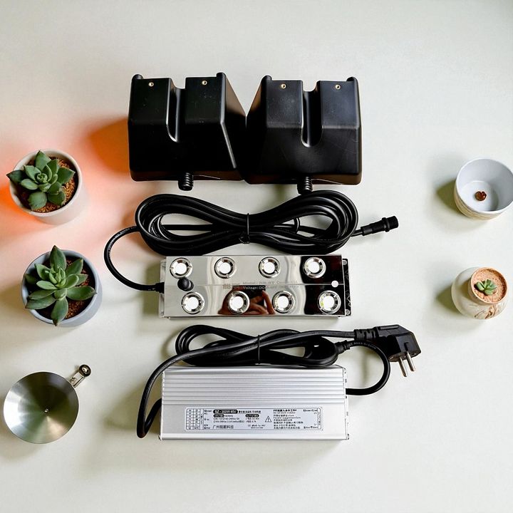 Trọn bộ máy phun sương siêu âm 8 mắt kèm nguồn, Giải pháp tạo ẩm, tạo khói siêu mịn hiệu quả