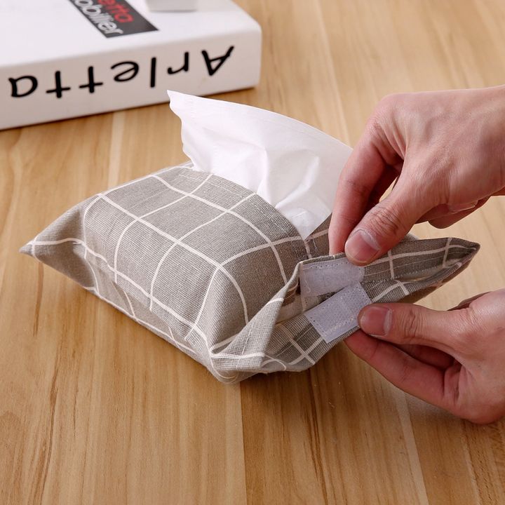 Túi vải đựng khăn giấy