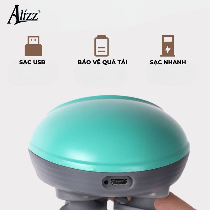 Máy Massage Da Đầu Và Toàn Thân Silicon ALIZZ AL-14003