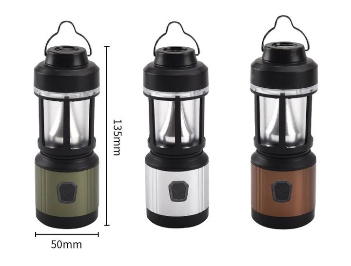 Đèn LED Treo Mini Dã Ngoại Cắm Trại 4 Chế Độ