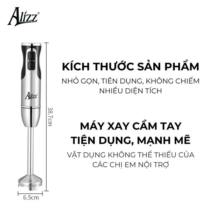 Máy Xay Sinh Tố Xay Thịt Cầm Tay ALIZZ AL-8010A