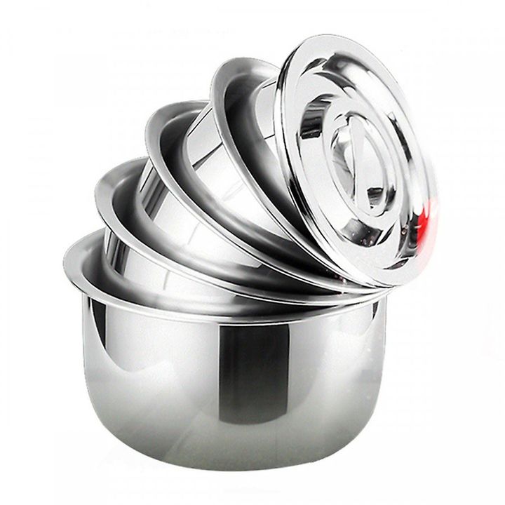 Bộ 5 cái nồi inox Stock Pot cao cấp đa năng