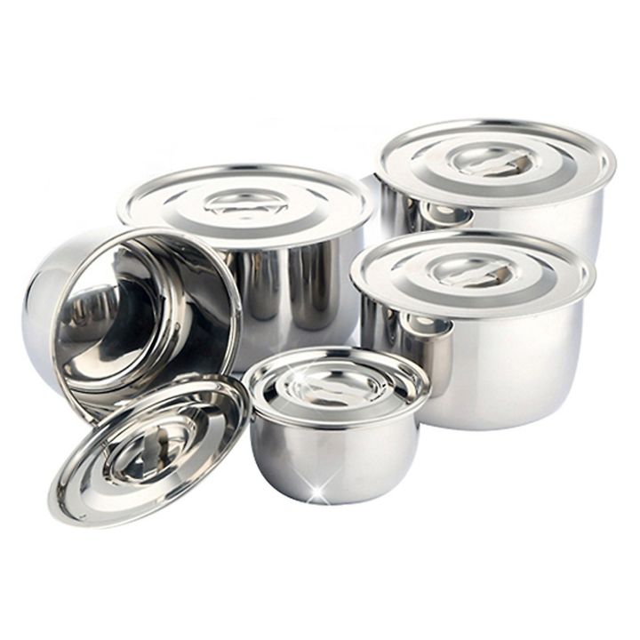 Bộ 5 cái nồi inox Stock Pot cao cấp đa năng