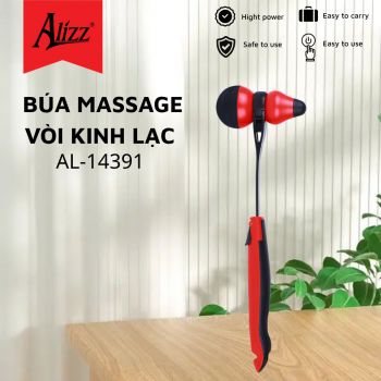 Búa massage vòi kinh lạc dụng cụ lưng silicone ALIZZ