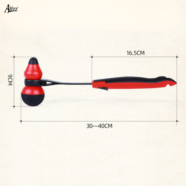Búa massage vòi kinh lạc dụng cụ lưng silicone ALIZZ