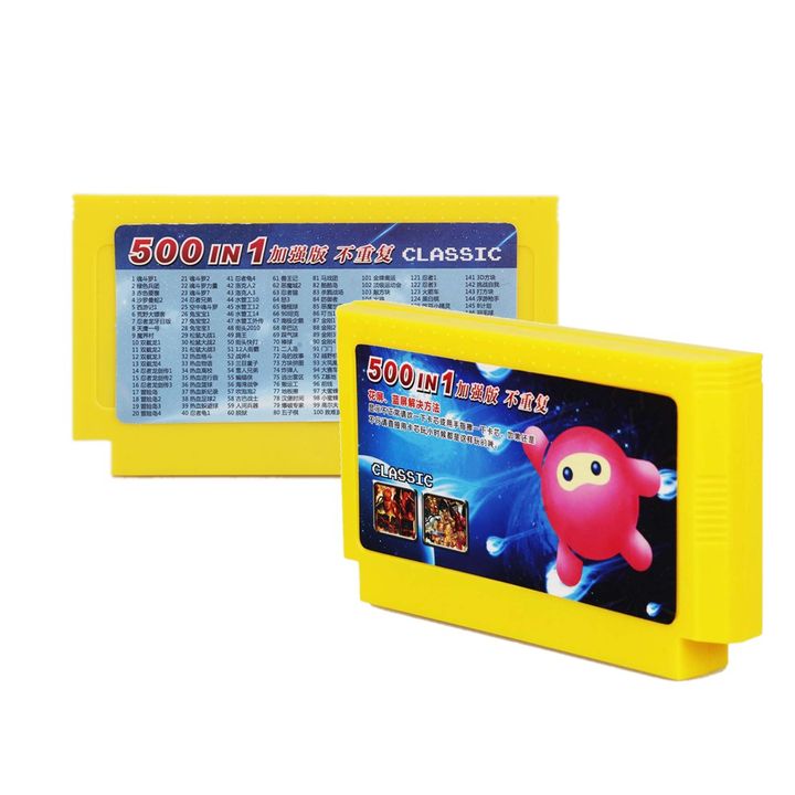 Băng game 500 trò chơi không trùng sử dụng trên Famicom Nintedo