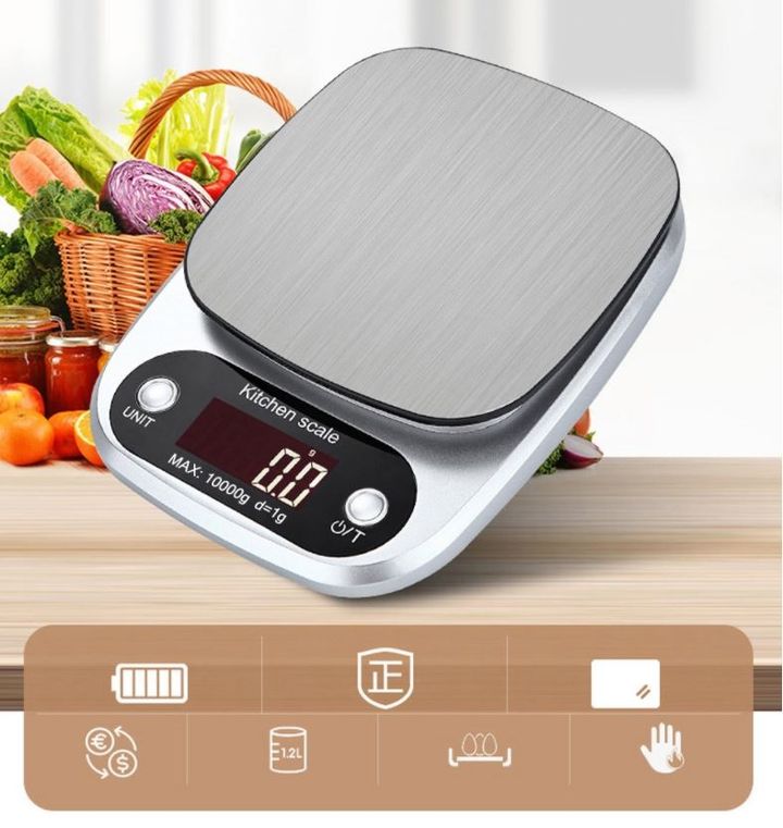 Cân tiểu ly điện tử nhà bếp Kitchen Scale N5 chính hãng - Dải 1g - 10Kg
