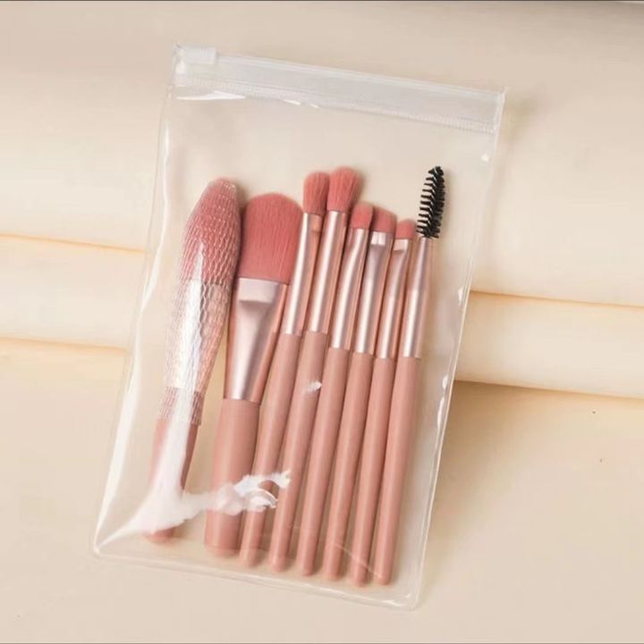 Set 8 Cọ Trang Điểm Phong Cách Vintage