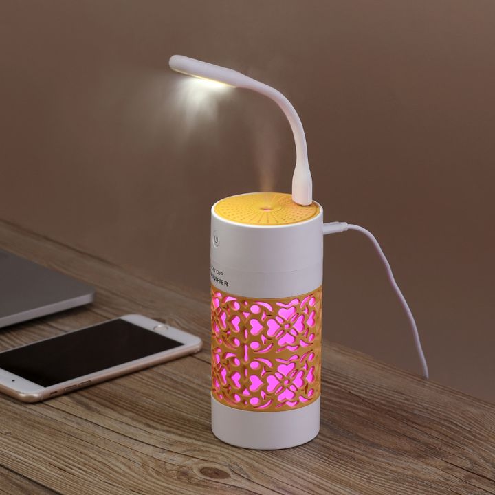 Máy tạo độ ẩm sạc usb có đèn Lucky Cup Humidifier