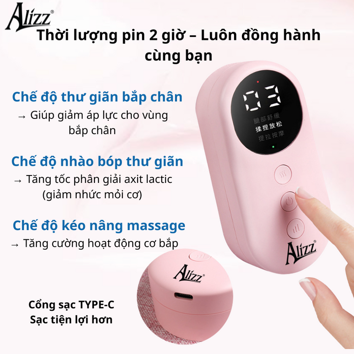 Đai quấn massage chân ALIZZ
