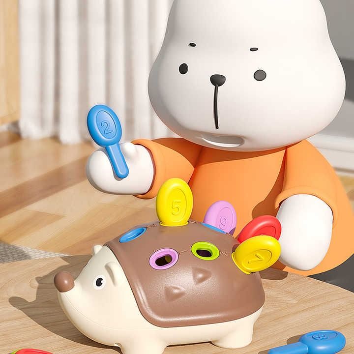 Đồ chơi con nhím nhận dạng màu sắc