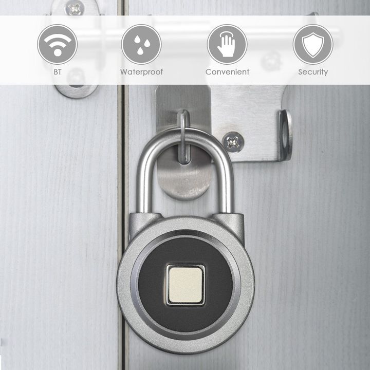 Ổ khóa thông minh vân tay K65 bluetooth wifi - Điều khiển từ xa qua phone