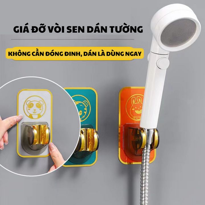 Giá đỡ cho vòi hoa sen dán tường tiện lợi nhanh chóng