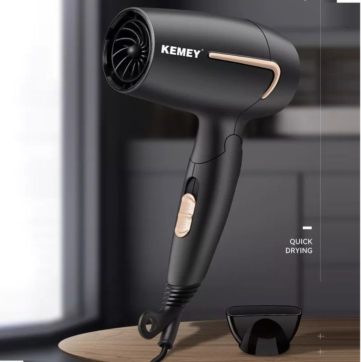 Máy Sấy Tóc Kemei Gấp Gọn Công Suất 1200W Kemey KM 6834