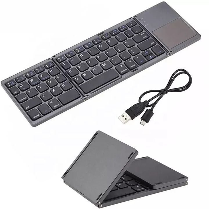Bàn Phím Bluetooth Mini Gấp Gọn - Nhẹ, Tiện Lợi, Kết Nối Nhanh