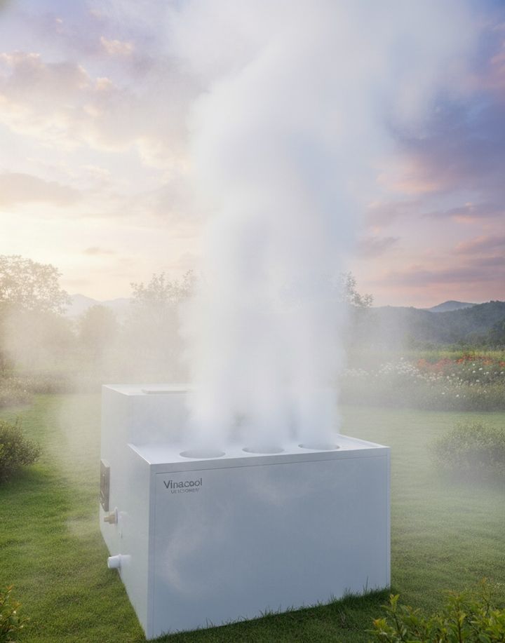 Máy Phun Sương Tạo Ẩm Công Nghiệp Vinacool V6200 - Giải Pháp Kiểm Soát Độ Ẩm Tối Ưu Cho Mọi Không Gi