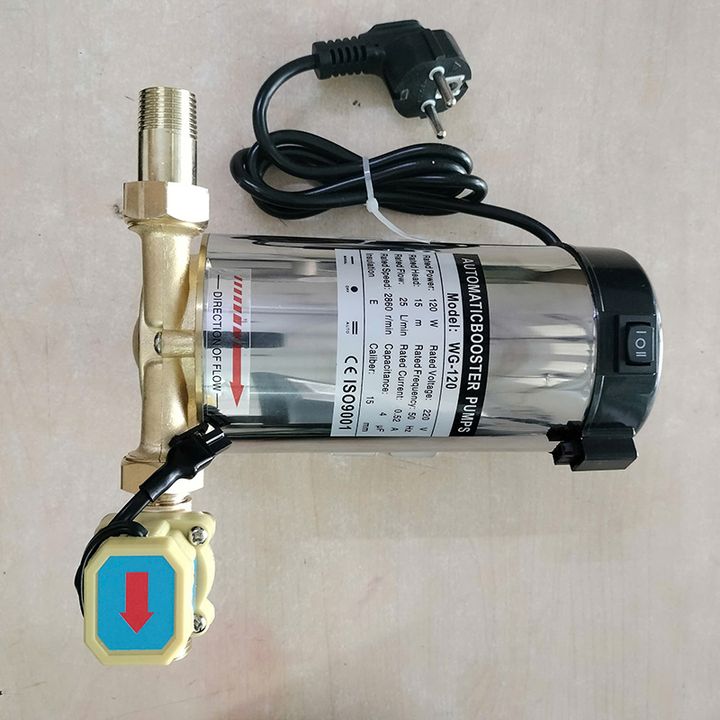 Máy bơm tăng áp 120W cho máy giặt và vòi sen