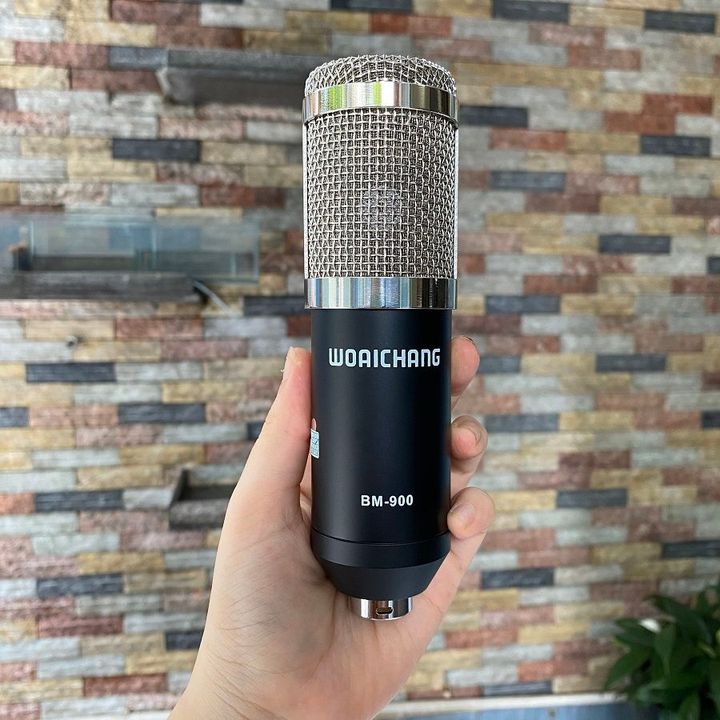 Combo Soundcard V8 Chính Hãng Bluetooth + Mic Karaoke Livetream BM 900