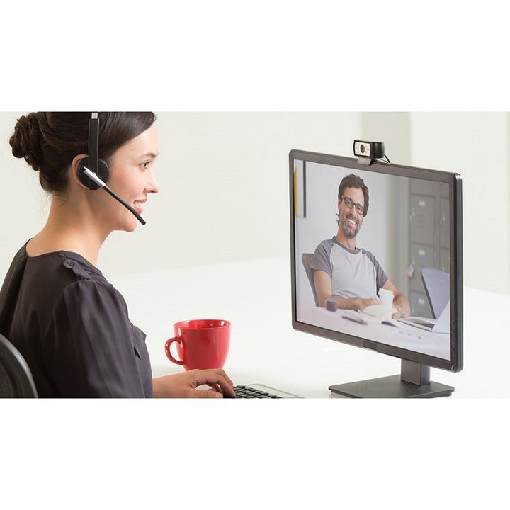 Webcam máy tính, laptop viền màu cam HD 720P