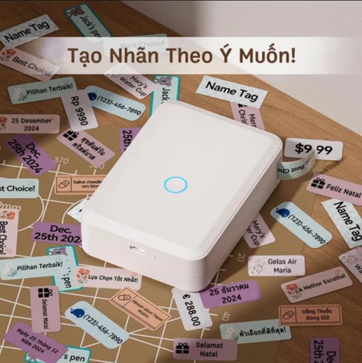 Máy In Nhiệt Mini Kết Nối Bluetooth D110 pro